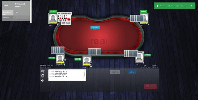 Poker Game — Detail(Php/React/Grpc/Python/Nodejs)